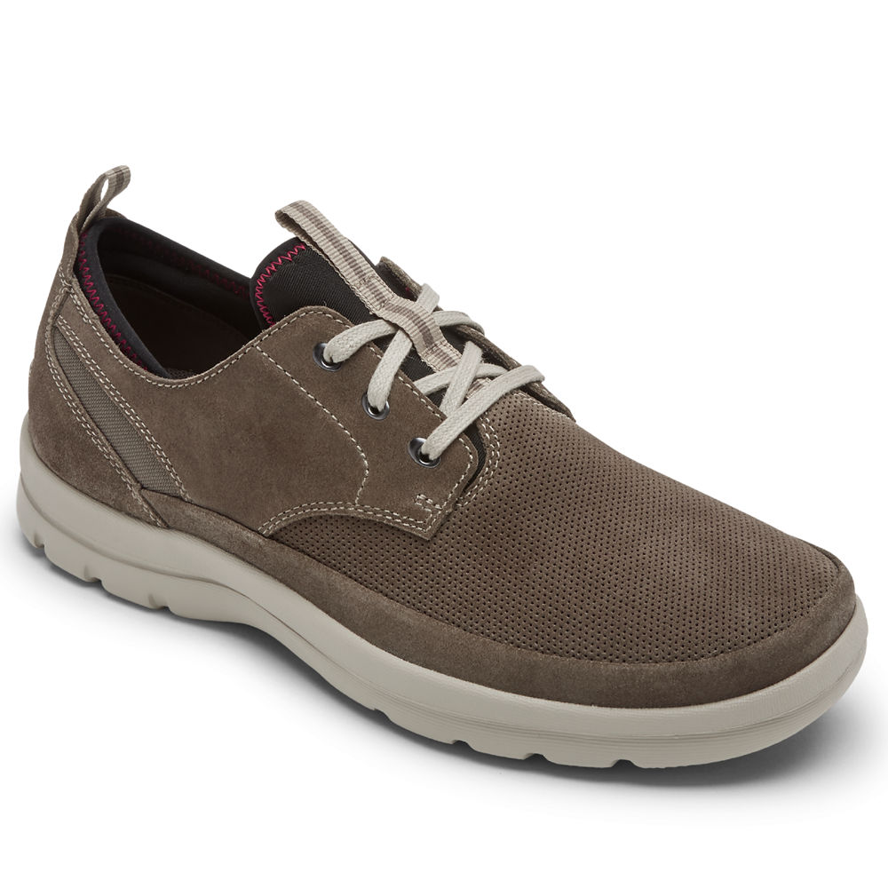 Rockport Mens Get Your Kicks 2 3-Eye Plain Toe - Sneakers Olive - BOE907683